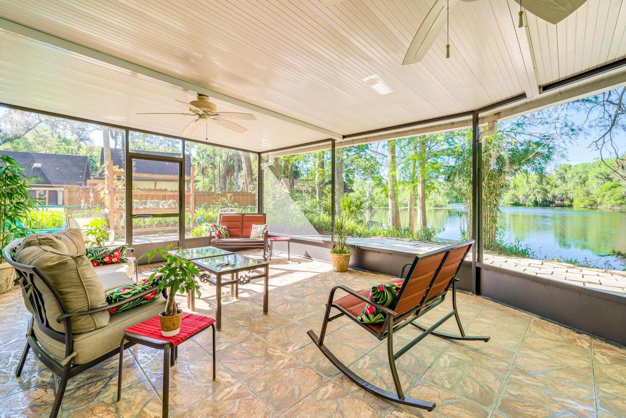 Waterfront Dunnellon Home With Private Dock And Lanai! Extérieur photo