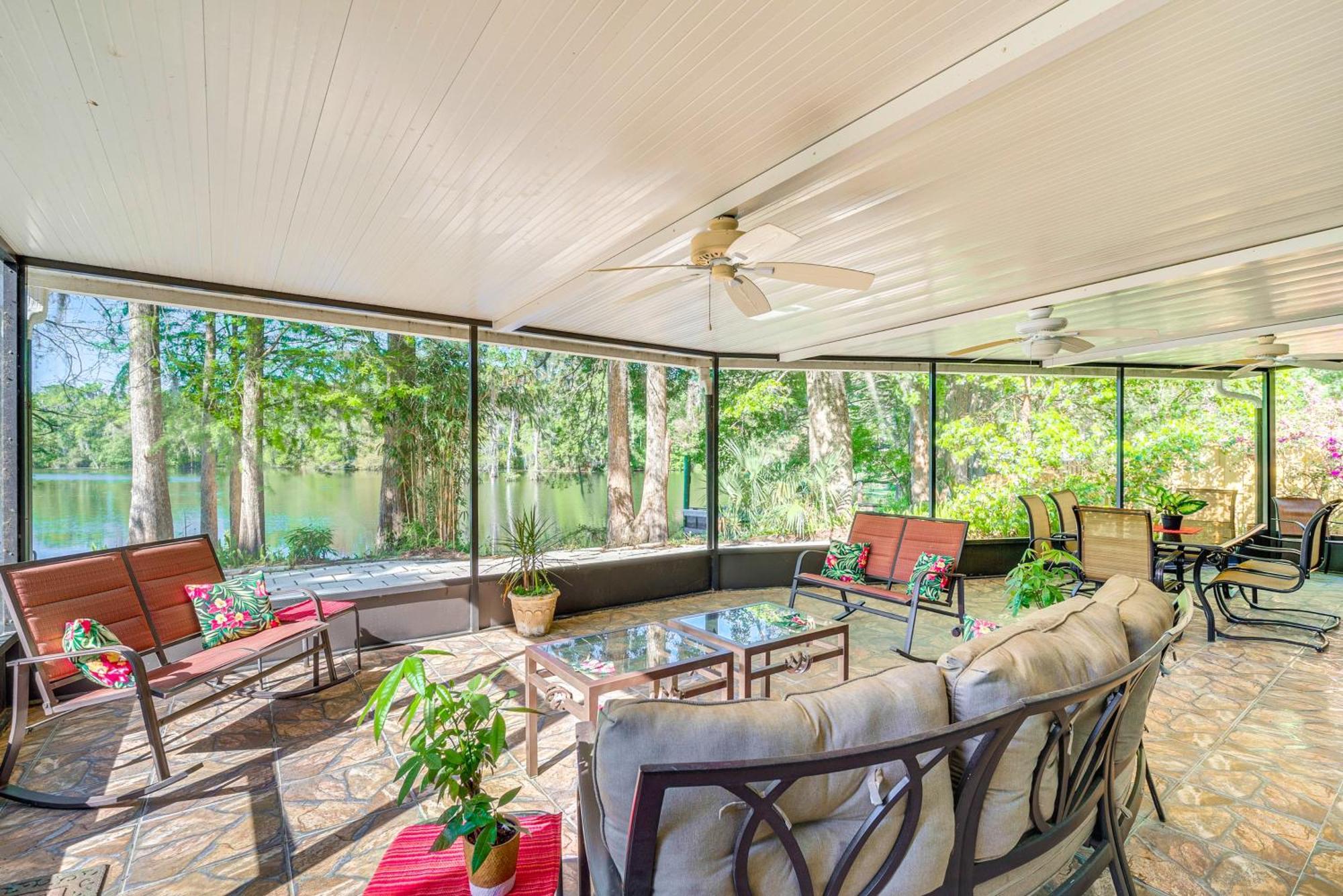 Waterfront Dunnellon Home With Private Dock And Lanai! Extérieur photo